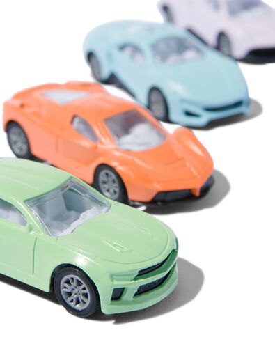 raceauto's metaal - 4 stuks