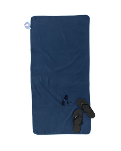 microvezelhanddoek 70x140 blauw