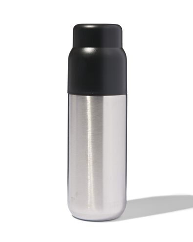isoleerfles 500ml rvs zwart