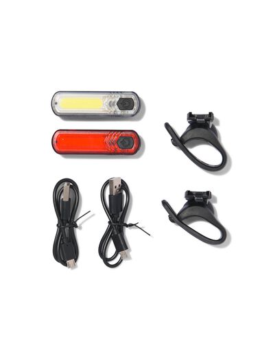 fietslampjes oplaadbaar LED USB - 2 stuks