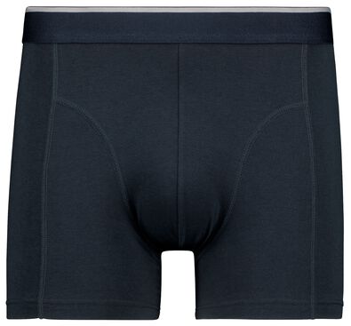 lange heren boxers zacht katoen - 2 stuks donkerblauw
