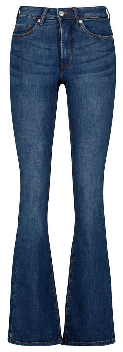dames jeans bootcut shaping fit middenblauw