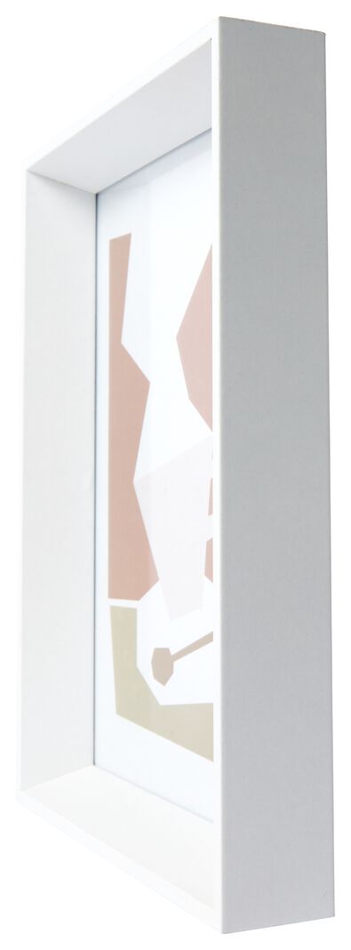 fotolijst hout 15x20 facetrand wit