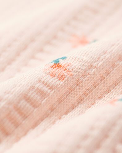 romper biologisch katoen met stretch lichtroze