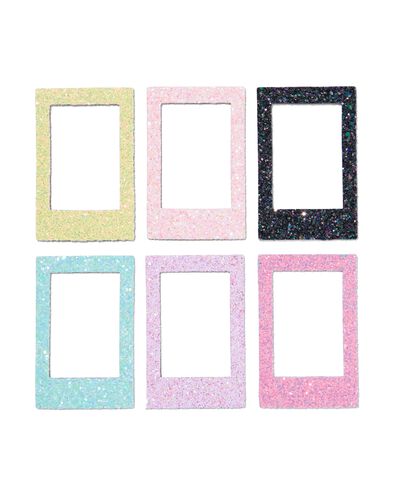 Instax magnetische fotoframes glitter - 6 stuks