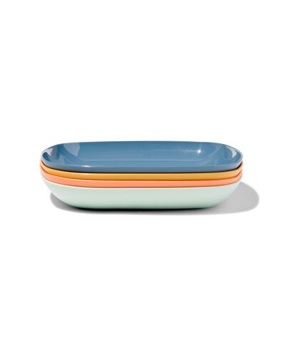 borden 17.5cm kunststof - 4 stuks