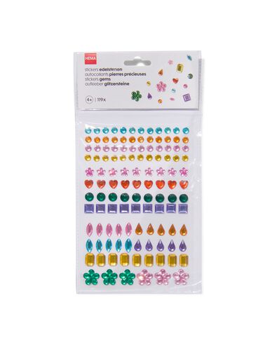 stickers edelstenen - 119 stuks