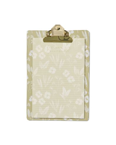 klembord met bloemen 26x18