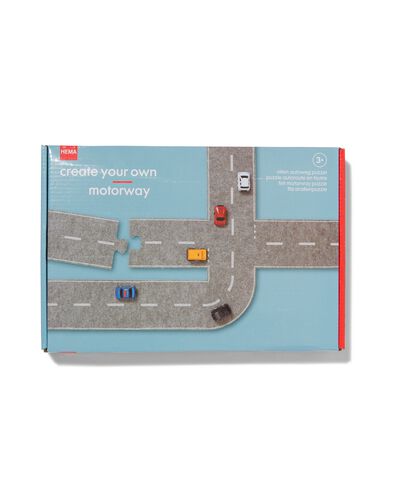 autoweg puzzel vilt - 27 stukjes