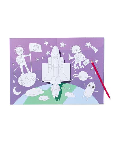pop-up kleurboek ruimte 27x19