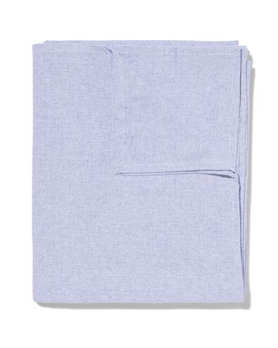 tafelkleed blauw chambray katoen 140x240