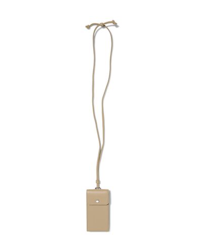 telefoontasje taupe