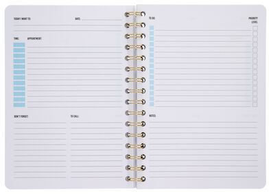 werkplanner met spiraal 21x15