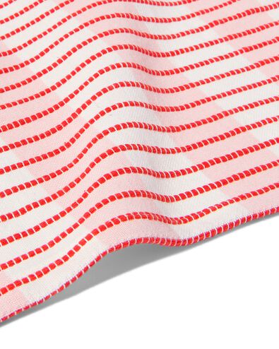 placemats katoen 35x45 roze met strepen - 2 stuks