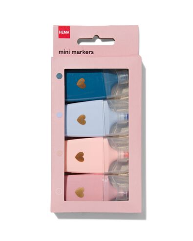 mini markers - 4 stuks