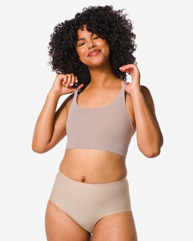 niet voorgevormde top beige