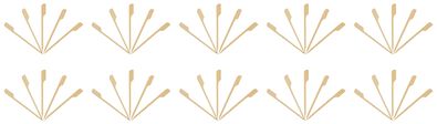 tapas prikkers bamboehout 9cm - 50 stuks