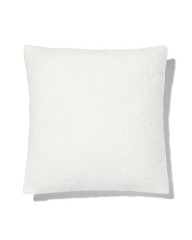 kussenhoes teddy 50x50 wit