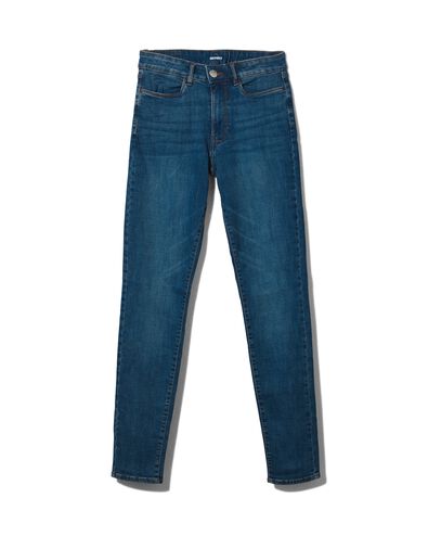 dames jeans - skinny fit middenblauw