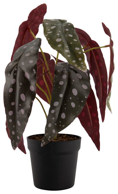kunstplant begonia met stippen