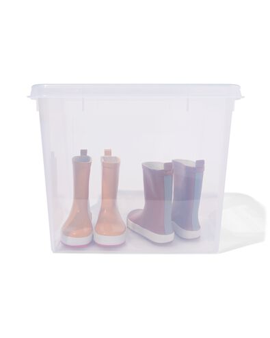 opbergbox 52L London transparant 50x39x41