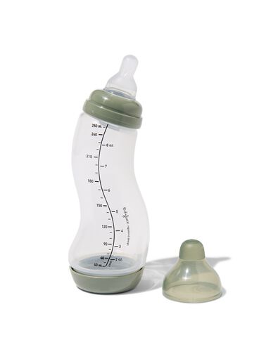 Difrax baby anti-koliek S-fles 250 ml groen
