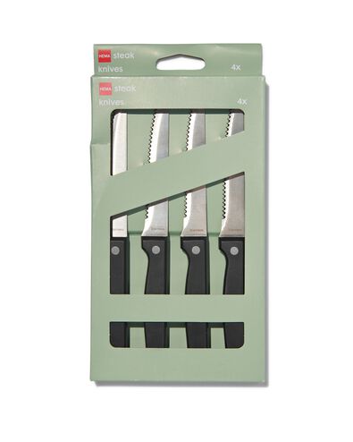 steakmessen rvs - 4 stuks