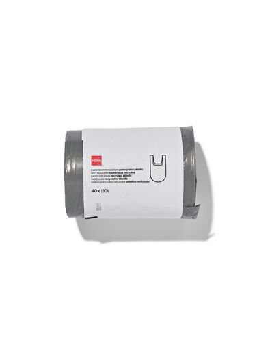 pedaalemmerzakken 10L gerecycled plastic - 40 stuks