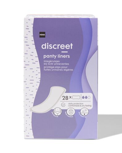 inlegkruisjes bij licht urine verlies - 28 stuks