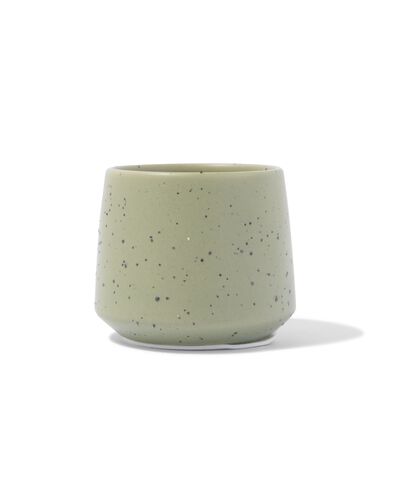 aardewerk bloempot met spikkels &Oslash;6.5x7