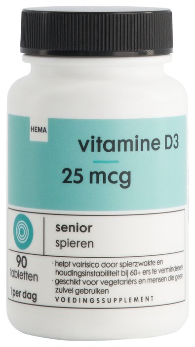 vitamine D3 25mcg - 90 stuks
