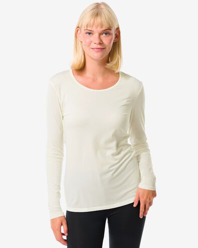 dames thermo t-shirt wit