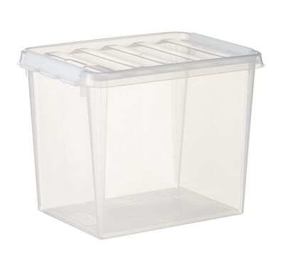 opbergbox 14L Brussels transparant 34x25x27
