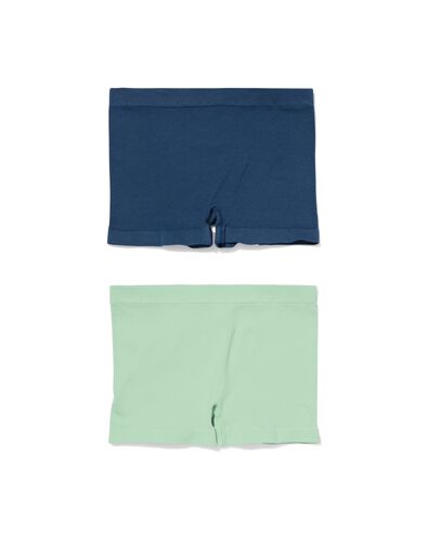 kinderboxers naadloos met ribbels - 2 stuks&nbsp; groen