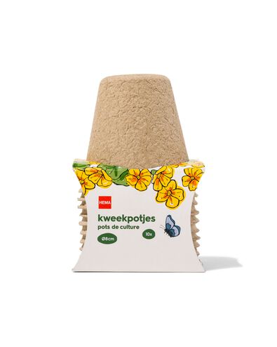 afbreekbare kweekpotjes &Oslash;8x7.5 - 10 stuks