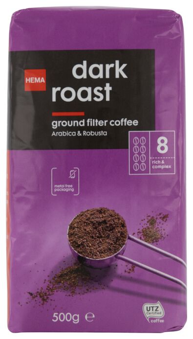 filterkoffie dark roast - 500 gram