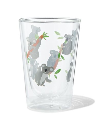 dubbelwandig glas koala 350ml