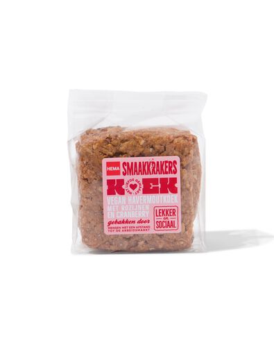 havermoutkoeken met rozijnen en cranberry - 4 stuks