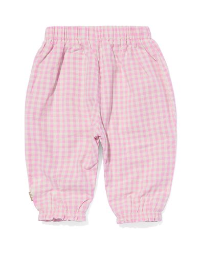 newborn broek gevoerd roze