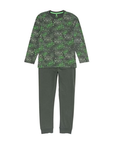 kinder pyjama splash groen