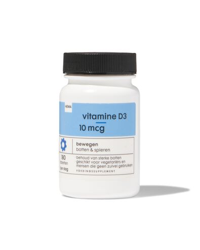 vitamine D3 10mcg - 180 stuks