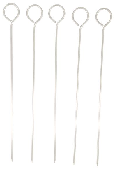 sat&eacute;prikkers rvs - 10 stuks