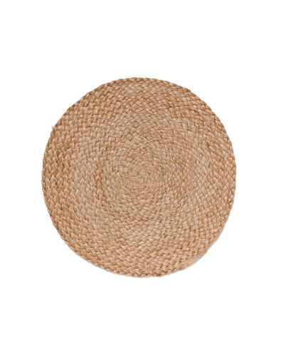 gevlochten placemat jute - &Oslash; 34 cm