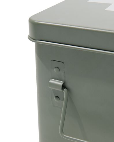 medicijnbox mat groen 14.5x23x16