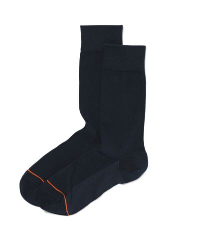 heren sokken warm feet - 2 paar donkerblauw