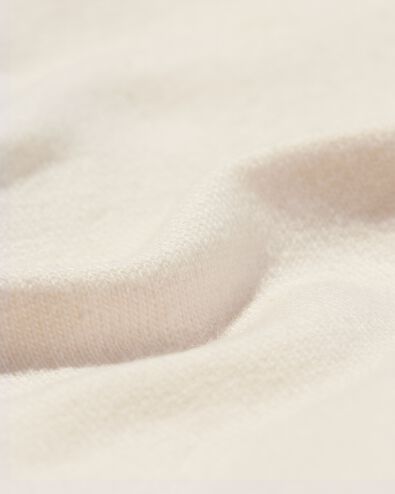 newborn sweater biologisch katoen met badstof tekst ecru