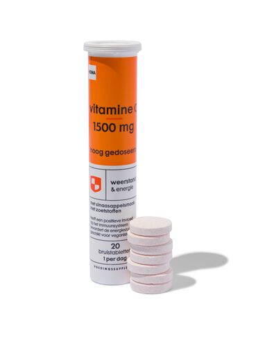 vitamine C 1500mg hoog gedoseerd - 20 bruistabletten