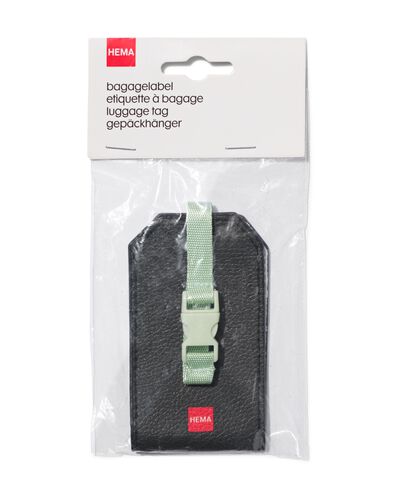 bagagelabel zwart