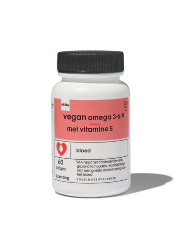 vegan omega 3-6-9 met vitamine E - 60 stuks