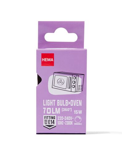 gloeilamp oven E14 15W 70lm